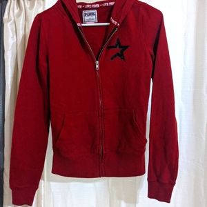 VS PINK-Red Houston Astros Hoodie